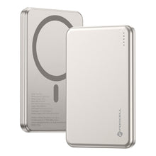 Заредете изображение във визуализатора на галерията – Powerbank compatible with MagSafe Forcell F-Energy Slim F5K9 QC4.0 PD3.0 15W 5000 mAh cloud dancer
