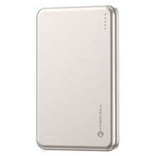 Заредете изображение във визуализатора на галерията – Powerbank compatible with MagSafe Forcell F-Energy Slim F5K9 QC4.0 PD3.0 15W 5000 mAh cloud dancer

