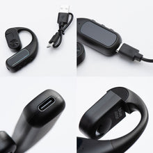 Заредете изображение във визуализатора на галерията – Wireless mono headset Blue Star Hook black

