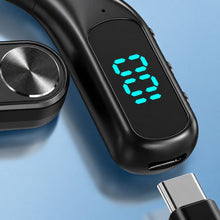 Заредете изображение във визуализатора на галерията – Wireless mono headset Blue Star Hook black
