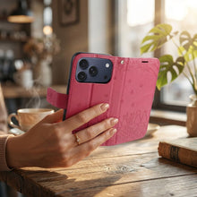 Заредете изображение във визуализатора на галерията – MEZZO Book case for IPHONE 17 cats red
