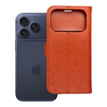 Заредете изображение във визуализатора на галерията – MEZZO Book case for IPHONE 17 PRO cats brown
