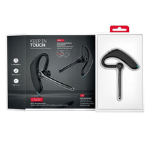 Заредете изображение във визуализатора на галерията – Wireless mono headset (ENC, Multipoint, BT 6.0 + EDR, 170mah) FORCELL Orion Plus black

