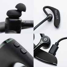 Заредете изображение във визуализатора на галерията – Wireless mono headset (ENC, Multipoint, BT 6.0 + EDR, 170mah) FORCELL Orion Plus black
