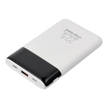 Заредете изображение във визуализатора на галерията – Powerbank Charmast W1202 PD3.0 3A 22,5W 10000 mAh with built-in cables USB C / Lightning white
