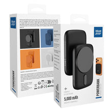 Заредете изображение във визуализатора на галерията – Powerbank compatible with MagSafe Blue Star Slim DG-P8 15W 5000 mAh black
