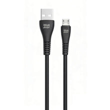 Заредете изображение във визуализатора на галерията – Cable USB A to Micro USB Blue Star 2A 12W 1 m PJ-DG3-A black

