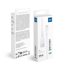 Заредете изображение във визуализатора на галерията – Cable USB A to USB C Blue Star 2A 12W 1 m PJ-DG4-A white
