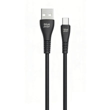 Заредете изображение във визуализатора на галерията – Cable USB A to USB C Blue Star 2A 12W 1 m PJ-DG4-A black
