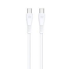 Заредете изображение във визуализатора на галерията – Кабел USB C към USB C Син Star 3A 60W QC4.0 1 m PJ-DQ1-C бял
