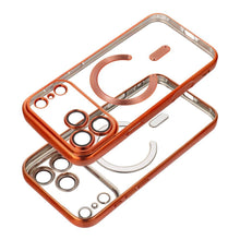 Заредете изображение във визуализатора на галерията – Case for iPhone 17 PRO Electro Mag Cover compatible with MagSafe orange
