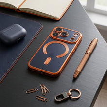 Заредете изображение във визуализатора на галерията – Case for iPhone 17 PRO Electro Mag Cover compatible with MagSafe orange
