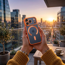 Заредете изображение във визуализатора на галерията – Case for iPhone 17 PRO MAX Electro Mag Cover compatible with MagSafe orange
