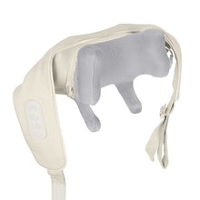 Заредете изображение във визуализатора на галерията – Massager for shoulder and neck Hoco HP52 beige
