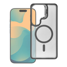 Заредете изображение във визуализатора на галерията – Case for Samsung A37 Forcell F-Protect Shadow Stand Premium compatible with MagSafe black
