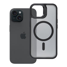 Заредете изображение във визуализатора на галерията – Case for iPhone 15 Forcell F-Protect Shadow Stand Premium compatible with MagSafe black
