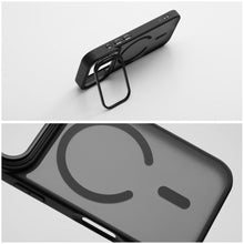 Заредете изображение във визуализатора на галерията – Case for iPhone 15 Forcell F-Protect Shadow Stand Premium compatible with MagSafe black

