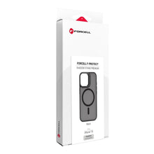 Заредете изображение във визуализатора на галерията – Case for iPhone 15 Forcell F-Protect Shadow Stand Premium compatible with MagSafe black
