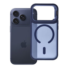 Заредете изображение във визуализатора на галерията – Case for iPhone 17 PRO Forcell F-Protect Shadow Stand Premium compatible with MagSafe navy blue
