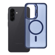 Заредете изображение във визуализатора на галерията – Case for Samsung A37 Forcell F-Protect Shadow Stand Premium compatible with MagSafe navy blue
