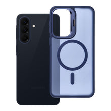 Заредете изображение във визуализатора на галерията – Case for Samsung A57 Forcell F-Protect Shadow Stand Premium compatible with MagSafe navy blue
