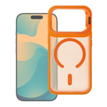 Заредете изображение във визуализатора на галерията – Case for iPhone 17 PRO Forcell F-Protect Shadow Stand Premium compatible with MagSafe orange
