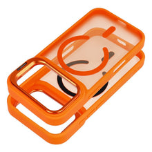 Заредете изображение във визуализатора на галерията – Case for iPhone 17 PRO Forcell F-Protect Shadow Stand Premium compatible with MagSafe orange
