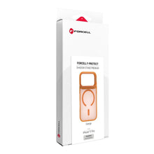 Заредете изображение във визуализатора на галерията – Case for iPhone 17 PRO Forcell F-Protect Shadow Stand Premium compatible with MagSafe orange
