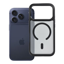 Заредете изображение във визуализатора на галерията – Case for iPhone 17 Pro Forcell F-Protect Smoke Hybrid Premium compatible with MagSafe black
