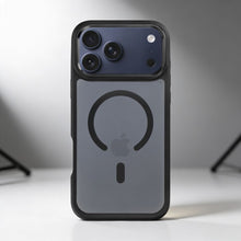 Заредете изображение във визуализатора на галерията – Case for iPhone 17 Pro Forcell F-Protect Smoke Hybrid Premium compatible with MagSafe black
