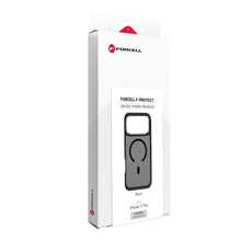 Заредете изображение във визуализатора на галерията – Case for iPhone 17 Pro Forcell F-Protect Smoke Hybrid Premium compatible with MagSafe black
