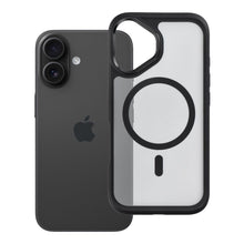 Заредете изображение във визуализатора на галерията – Case for iPhone 16 Forcell F-Protect Smoke Hybrid Premium compatible with MagSafe black
