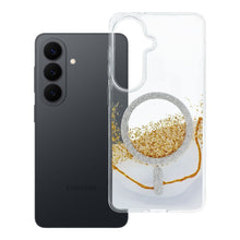 Заредете изображение във визуализатора на галерията – Case for Samsung S26 Golden compatible with MagSafe white
