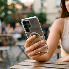 Заредете изображение във визуализатора на галерията – Case for Samsung S26 Golden compatible with MagSafe white
