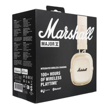 Заредете изображение във визуализатора на галерията – Wireless headphones Marshall Major V cream
