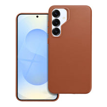 Заредете изображение във визуализатора на галерията – LEATHER MAG COVER case for SAMSUNG S25 PLUS brown

