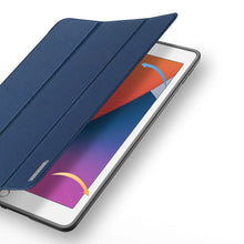 Заредете изображение във визуализатора на галерията – Dux Ducis Domo case with flap and smart sleep for iPad 7 / 8 / 9 10.2'' - blue
