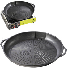 Заредете изображение във визуализатора на галерията – Grill grate and grill pan for a gas camping stove and grill
