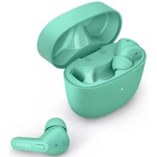 Заредете изображение във визуализатора на галерията – Wireless earphones Philips TWS TAT2206GR/00 green
