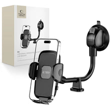 Заредете изображение във визуализатора на галерията – Tech-Protect V3 Long Arm Car Phone Holder for Windshield/Cockpit - Black

