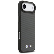 Заредете изображение във визуализатора на галерията – BMW case for IPHONE 17 Air compatible with MagSafe BMHMP17M24CFMMK (Kevlar Matt) black

