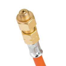 Заредете изображение във визуализатора на галерията – Reduction connection to a tourist gas cylinder G 3/8" L - 7/16" hose 1.5 m
