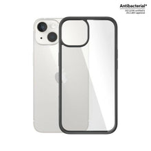 Заредете изображение във визуализатора на галерията – PanzerGlass ClearCase antibacterial case for iPhone 14 / 15 / 13 - transparent and black

