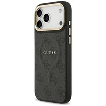 Заредете изображение във визуализатора на галерията – GUESS case for IPHONE 17 Pro Max compatible with MagSafe GUHMP17XP4MSEGCK (PU 4G W/ Classic) black
