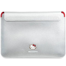 Заредете изображение във визуализатора на галерията – Hello Kitty PU Metal Logo case for a 14" laptop - silver
