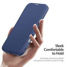 Заредете изображение във визуализатора на галерията – DUX DUCIS case SKIN X PRO compatible with MagSafe for iPhone 18 Pro / 17 Pro (Open Ring Version) blue
