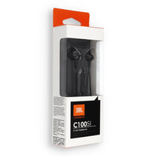 Заредете изображение във визуализатора на галерията – Wire earphones Jack 3,5 mm JBL C100Si black
