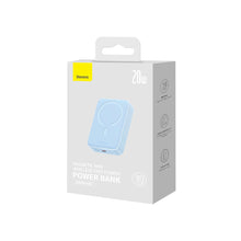 Заредете изображение във визуализатора на галерията – Baseus Magnetic Mini 20000 mAh 20W Powerbank - blue + USB-C / USB-C cable
