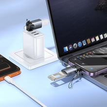 Заредете изображение във визуализатора на галерията – Adapter OTG 2in1 Lightning / USB C to USB A Hoco UA46E Victory gray
