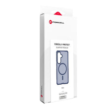 Заредете изображение във визуализатора на галерията – Case for Samsung S26 Forcell F-Protect BumperX Premium compatible with MagSafe navy blue
